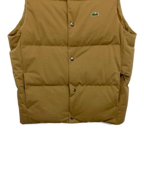 LACOSTE（ラコステ）LACOSTE (ラコステ) ピケダウンベスト ベージュ サイズ:L　の古着・服飾アイテム