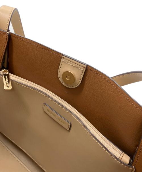 MICHAEL KORS（マイケル・コース）MICHAEL KORS (マイケル・コース) トートバッグ ベージュの古着・服飾アイテム