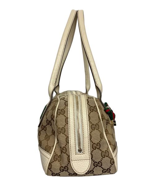 GUCCI（グッチ）GUCCI (グッチ) ミニボストンバッグ ベージュの古着・服飾アイテム