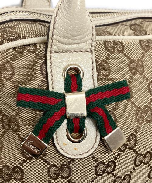 GUCCI（グッチ）GUCCI (グッチ) ミニボストンバッグ ベージュの古着・服飾アイテム