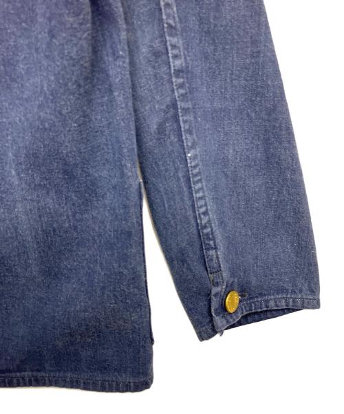 Heller's cafe（ヘラーズカフェ）HELLER'S CAFE (ヘラーズカフェ) カバーオール インディゴ サイズ:36の古着・服飾アイテム