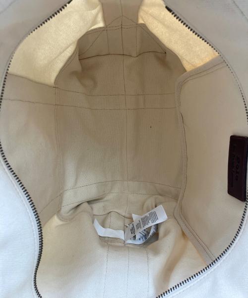 POLO RALPH LAUREN（ポロ・ラルフローレン）POLO RALPH LAUREN (ポロ・ラルフローレン) ベアトートバッグ ベージュの古着・服飾アイテム