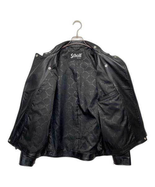 Schott（ショット）Schott (ショット) NEW DOUBLE BREST RIDERS　ライダースジャケット ブラック サイズ:L　の古着・服飾アイテム