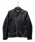 Schott（ショット）の古着「NEW DOUBLE BREST RIDERS　ライダースジャケット」｜ブラック
