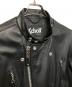 中古・古着 Schott (ショット) NEW DOUBLE BREST RIDERS　ライダースジャケット ブラック サイズ:L　：45000円