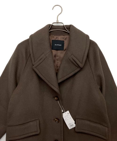 JILL STUART（ジルスチュアート）JILL STUART (ジルスチュアート) ダブルクロスコート チャコールグレー サイズ:Mの古着・服飾アイテム