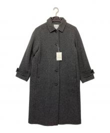HUMAN WOMAN（ヒューマンウーマン）の古着「ドビーメルトンコート」｜グレー