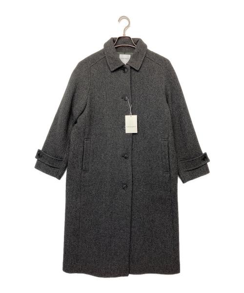 HUMAN WOMAN（ヒューマンウーマン）HUMAN WOMAN (ヒューマンウーマン) ドビーメルトンコート グレー サイズ:Sの古着・服飾アイテム