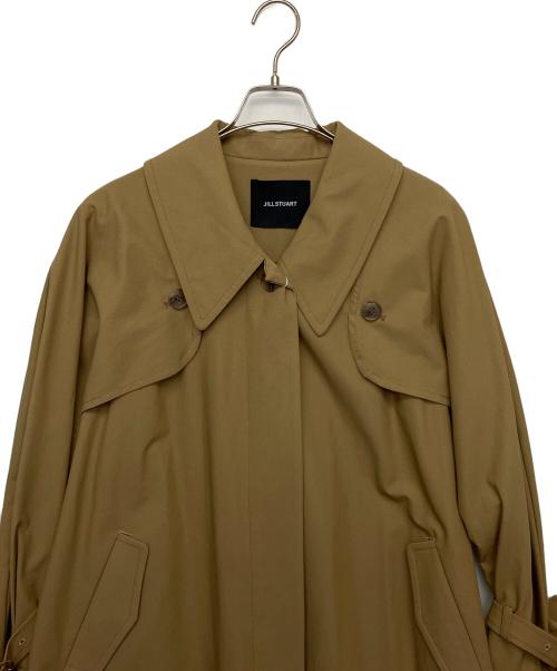 JILL STUART（ジルスチュアート）JILL STUART (ジルスチュアート) オーガニックコットン2Wayコート ブラウン サイズ:Sの古着・服飾アイテム