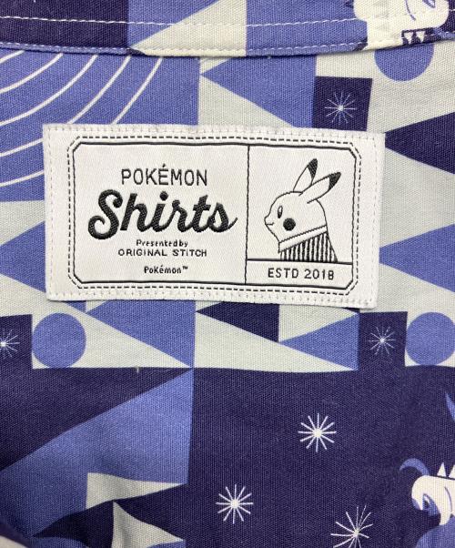 ポケットモンスター（ポケットモンスター）ポケットモンスター (ポケットモンスター) original stitch 半袖シャツ アブソル ネイビー サイズ:不明の古着・服飾アイテム