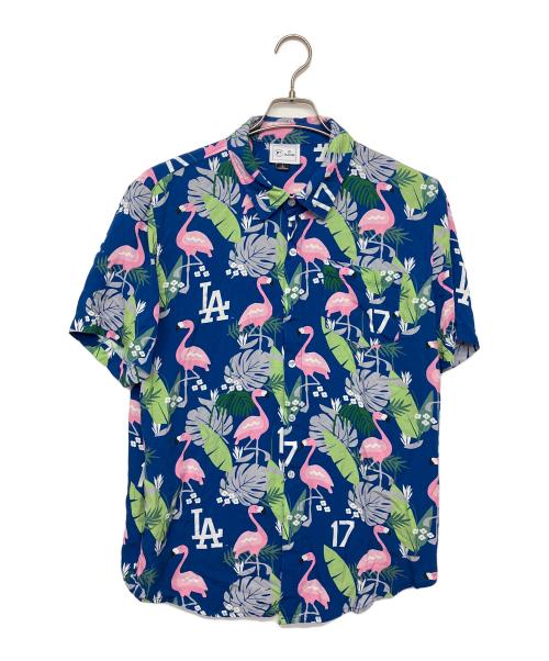 GENUINE MERCHANDISE（ジェニュイン マーチャンダイズ）GENUINE MERCHANDISE (ジェニュイン マーチャンダイズ) アロハシャツ ブルー サイズ:L　の古着・服飾アイテム