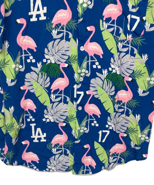 GENUINE MERCHANDISE（ジェニュイン マーチャンダイズ）GENUINE MERCHANDISE (ジェニュイン マーチャンダイズ) アロハシャツ ブルー サイズ:L　の古着・服飾アイテム