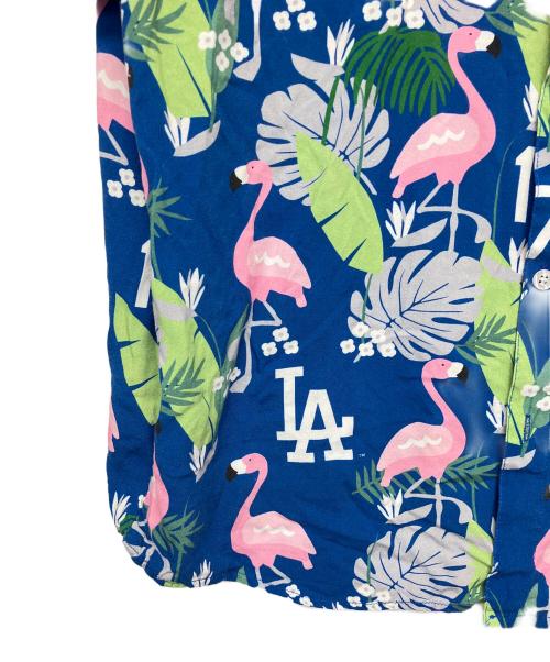 GENUINE MERCHANDISE（ジェニュイン マーチャンダイズ）GENUINE MERCHANDISE (ジェニュイン マーチャンダイズ) アロハシャツ ブルー サイズ:L　の古着・服飾アイテム