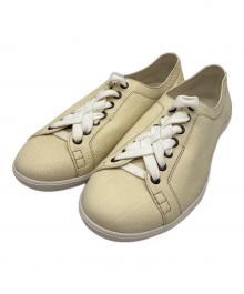 BOTTEGA VENETA（ボッテガベネタ）の古着「スニーカー」｜ベージュ