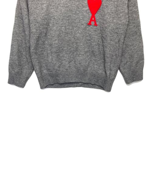AMI Alexandre Mattiussi（アミアレクサンドルマテュッシ）AMI Alexandre Mattiussi (アミアレクサンドルマテュッシ) 厚手ニット グレー サイズ:2XLの古着・服飾アイテム