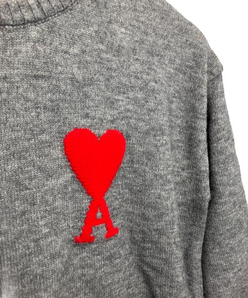 AMI Alexandre Mattiussi（アミアレクサンドルマテュッシ）AMI Alexandre Mattiussi (アミアレクサンドルマテュッシ) 厚手ニット グレー サイズ:2XLの古着・服飾アイテム