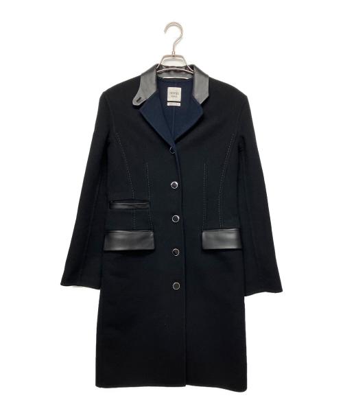 HERMES（エルメス）HERMES (エルメス) カシミヤコート ブラック サイズ:36の古着・服飾アイテム