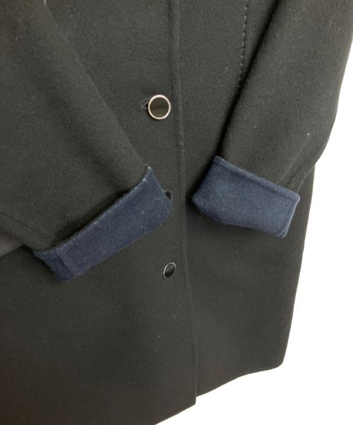 HERMES（エルメス）HERMES (エルメス) カシミヤコート ブラック サイズ:36の古着・服飾アイテム