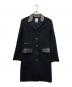 HERMES（エルメス）の古着「カシミヤコート」｜ブラック