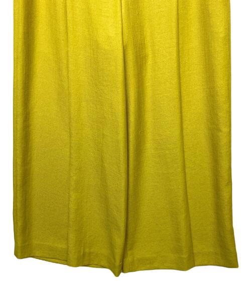 Pinky & Dianne（ピンキーアンドダイアン）Pinky & Dianne (ピンキーアンドダイアン) ワイドパンツ イエロー サイズ:38の古着・服飾アイテム