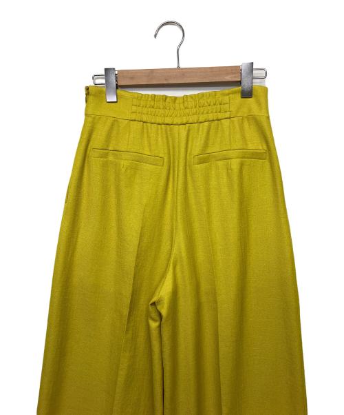 Pinky & Dianne（ピンキーアンドダイアン）Pinky & Dianne (ピンキーアンドダイアン) ワイドパンツ イエロー サイズ:38の古着・服飾アイテム