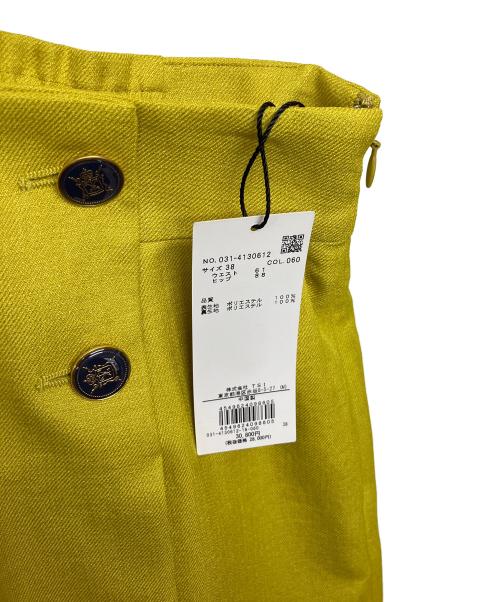 Pinky & Dianne（ピンキーアンドダイアン）Pinky & Dianne (ピンキーアンドダイアン) ワイドパンツ イエロー サイズ:38の古着・服飾アイテム