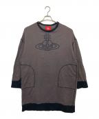 Vivienne Westwood RED LABELヴィヴィアンウエストウッドレッドレーベル）の古着「スウェットワンピース」｜ブラウン