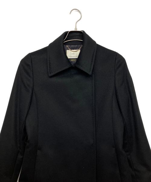 INED（イネド）INED (イネド) カシミヤコート ブラック サイズ:9の古着・服飾アイテム