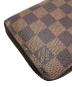 中古・古着 LOUIS VUITTON (ルイ ヴィトン) ダミエ　ジッピー ウォレット　長財布 ブラウン：30000円