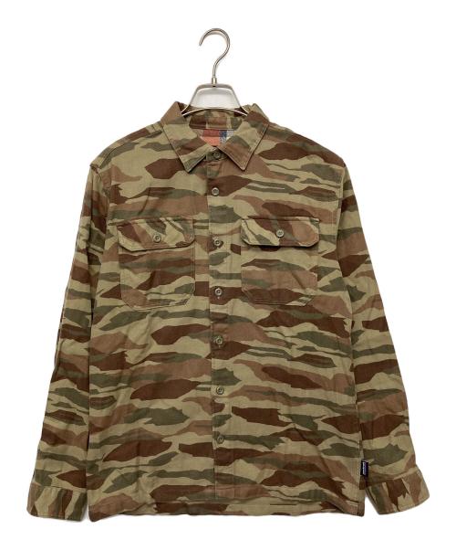 Patagonia（パタゴニア）Patagonia (パタゴニア) 長袖シャツ オリーブ サイズ:Sの古着・服飾アイテム