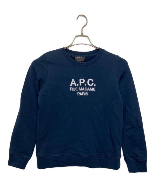 A.P.C.（アーペーセー）A.P.C. (アーペーセー) スウェット ネイビー サイズ:Mの古着・服飾アイテム