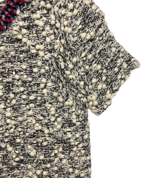 SEE BY CHLOE（シーバイクロエ）SEE BY CHLOE (シーバイクロエ) 半袖ニットワンピース ベージュ サイズ:FREEの古着・服飾アイテム