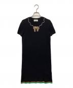 COACHコーチ）の古着「ニットワンピース」｜ブラック