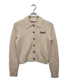 COACH（コーチ）の古着「厚手カーディガン」｜ベージュ