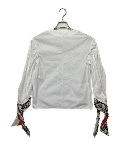 Christian Dior（クリスチャン ディオール）Christian Dior (クリスチャン ディオール) 長袖ブラウス ホワイト サイズ:36の古着・服飾アイテム