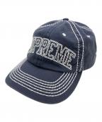 SUPREMEシュプリーム）の古着「Big Stitch 6-Panel　キャップ　2020 Fall/Winter」｜ネイビー