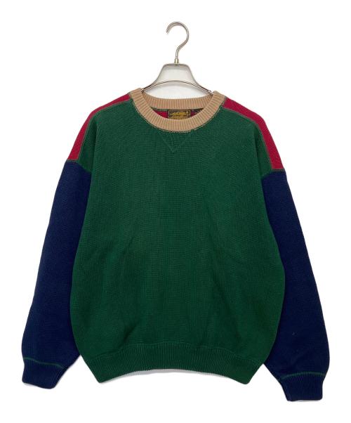 Eddie Bauer（エディーバウアー）Eddie Bauer (エディーバウアー) セーター グリーン サイズ:Lの古着・服飾アイテム