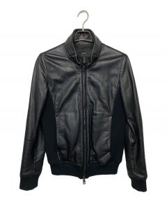 中古・古着通販】RHENIUM (レニウム) ダブルライダースジャケット