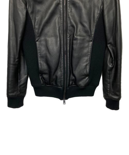 AKM（エーケーエム）AKM (エーケーエム) レザージャケット ブラック サイズ:Mの古着・服飾アイテム