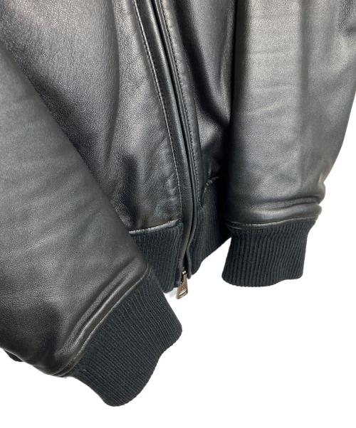 AKM（エーケーエム）AKM (エーケーエム) レザージャケット ブラック サイズ:Mの古着・服飾アイテム