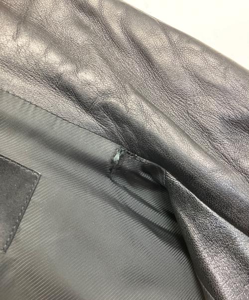 AKM（エーケーエム）AKM (エーケーエム) レザージャケット ブラック サイズ:Mの古着・服飾アイテム