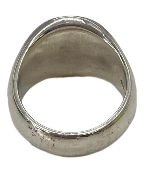 TOM WOOD（トムウッド）TOM WOOD (トムウッド) グリーンマーブル クッションシグネットリング グリーンマーブル サイズ:14号の古着・服飾アイテム