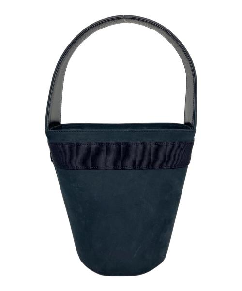 Salvatore Ferragamo（サルヴァトーレ フェラガモ）Salvatore Ferragamo (サルヴァトーレ フェラガモ) ヴァラ　ハンドバッグ ネイビーの古着・服飾アイテム