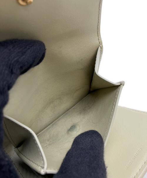 CELINE（セリーヌ）CELINE (セリーヌ) トリオンフ コンパクトウォレット グリーンの古着・服飾アイテム