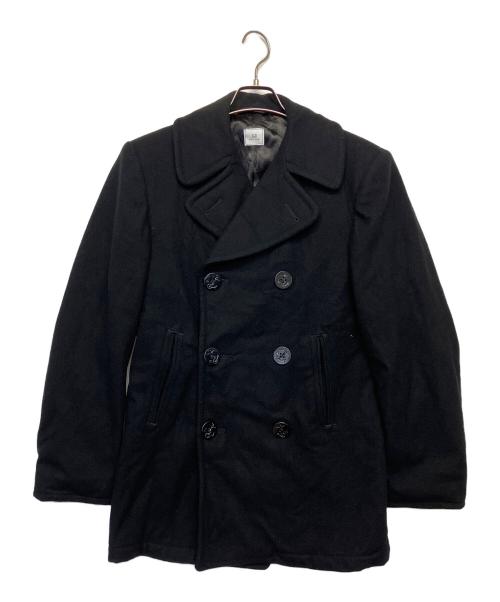 不明（不明）不明 (フメイ) オーバーコート ブラック サイズ:36Rの古着・服飾アイテム