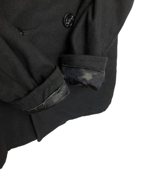 不明（不明）不明 (フメイ) オーバーコート ブラック サイズ:36Rの古着・服飾アイテム