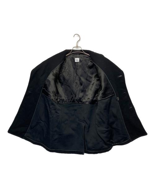 不明（不明）不明 (フメイ) オーバーコート ブラック サイズ:36Rの古着・服飾アイテム