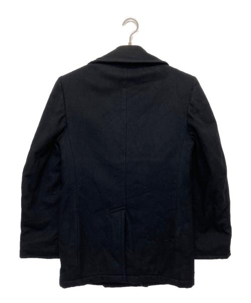 不明（不明）不明 (フメイ) オーバーコート ブラック サイズ:36Rの古着・服飾アイテム