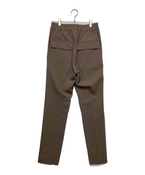 RICK OWENS（リックオウエンス）RICK OWENS (リックオウエンス) ドローストリングスリムイージーパンツ ブラウン サイズ:US36の古着・服飾アイテム