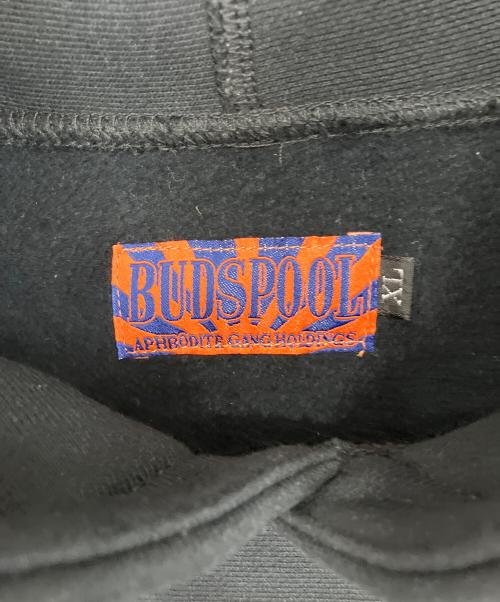 BUDSPOOL（バッズプール）BUDSPOOL (バッズプール) プルオーバーパーカー ブラック サイズ:XLの古着・服飾アイテム